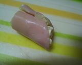 ＊簡単＊ハムとポテトのクリームチーズ巻き作り方4写真