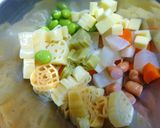 パスタと野菜のコロコロサラダ シーザー風作り方6写真