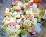 パスタと野菜のコロコロサラダ シーザー風作り方8写真