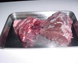 ヘルシー　鹿肉でハンバーグ作り方1写真