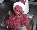 ヘルシー　鹿肉でハンバーグ作り方2写真