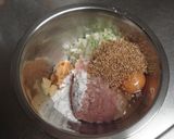 混ぜるだけなのに。。。おいしい肉団子作り方1写真