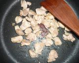 簡単☆チキンと野菜ときのこのパエリア作り方3写真