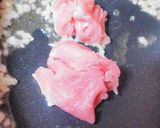 豚肉と青ネギのカレークリームパスタ作り方3写真