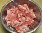 茄子とシメジの豚味噌丼温玉乗せ♪作り方3写真