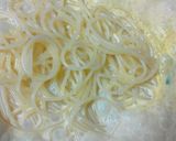 豚肉と青ネギのカレークリームパスタ作り方7写真