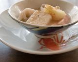 焼き豆腐・レンコン・ベーコン入りの味噌汁作り方4写真