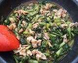 大根の葉と豚バラ肉の味噌炒め作り方8写真