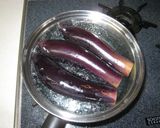 ナスの冷製ピリ辛ソース作り方1写真