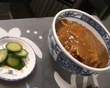 お蕎麦屋さんの和風カレー丼作り方7写真
