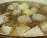 団子と豆腐の根菜鍋作り方4写真