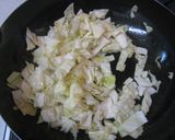 わかめとニンニクのスープ＋キャベツ作り方3写真