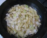わかめとニンニクのスープ＋キャベツ作り方4写真