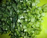 大根の葉っぱ炒め作り方1写真