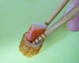 お弁当に✿ちくわ×かにかまのお花作り方4写真