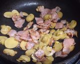 シャキシャキポテトのベーコン炒め作り方3写真