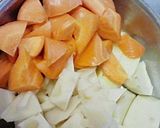 ほこっ！ごまとお味噌の重ね煮★*.+作り方1写真