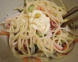 野菜が主役☆スパゲティサラダ作り方5写真