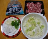 ☆鍋１つで簡単☆糸こんキムチーズらーめん作り方1写真