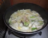 ☆鍋１つで簡単☆糸こんキムチーズらーめん作り方4写真