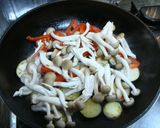 茄子とシメジの豚味噌丼温玉乗せ♪作り方5写真