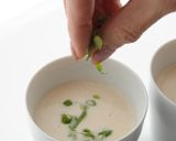 えのき氷を使った　クリームスープ作り方4写真