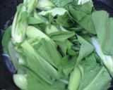 青梗菜の回鍋肉作り方2写真