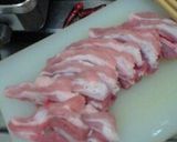青梗菜の回鍋肉作り方3写真