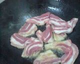 青梗菜の回鍋肉作り方4写真