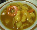 ほんのり和風なカレーひっつみ(すいとん)作り方9写真