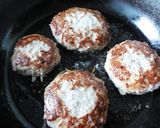 ごぼうハンバーグ～焦がし味噌で！作り方3写真