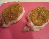 トンカツ肉の味噌漬け焼き。作り方3写真