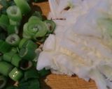 白菜入りの焼きそばにしてみました作り方2写真