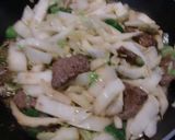 白菜入りの焼きそばにしてみました作り方3写真
