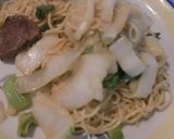 白菜入りの焼きそばにしてみました作り方4写真