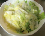 料理のための清酒で簡単♬白菜のおひたし作り方3写真