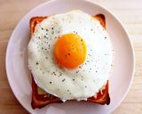 ボリュームＵＰ！目玉焼きトースト★②作り方4写真