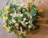 副菜★ほうれん草ちくわコーンのマヨ和え作り方9写真