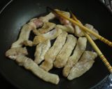 豚肉とフルーツのバジルソースがけ作り方3写真