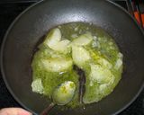 豚肉とフルーツのバジルソースがけ作り方4写真