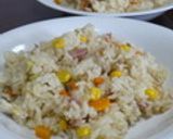 炊飯器で☆ツナとベーコンのピラフ作り方6写真