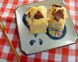 ふわふわチョコバナナケーキ作り方9写真