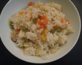 野菜大盛りソーセージピラフ風炊き込みご飯作り方6写真