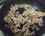 春雨と豚肉とインゲンのピリ辛炒め♪作り方4写真