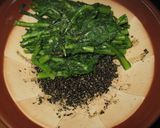 ごま油香る♪春菊の胡麻和え♪作り方4写真