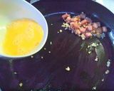 ベーコンの旨味！居酒屋風のガーリック炒飯作り方3写真