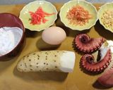 薬膳・長芋入り、トロットロたこ焼き作り方1写真
