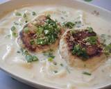 おからハンバーグをトッピングに豆乳うどん作り方6写真