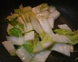 ✿白菜とブロッコリーと海老のミルク煮✿作り方4写真