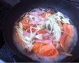 即席麺でトマト酸辣ラーメン作り方6写真